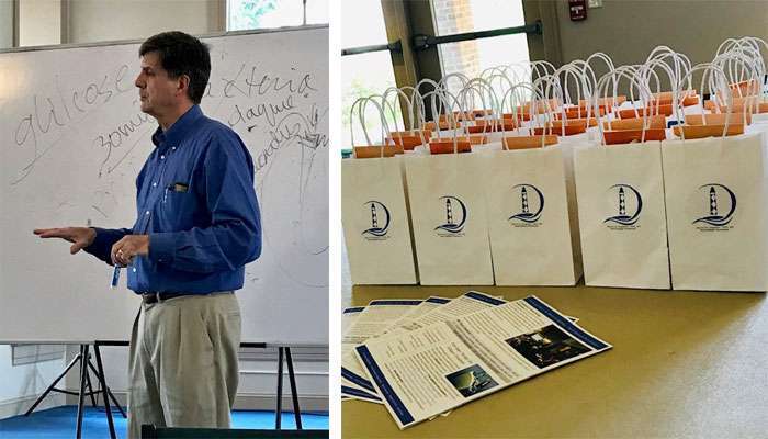 Dr. Singletary Teaching and Swag Bags