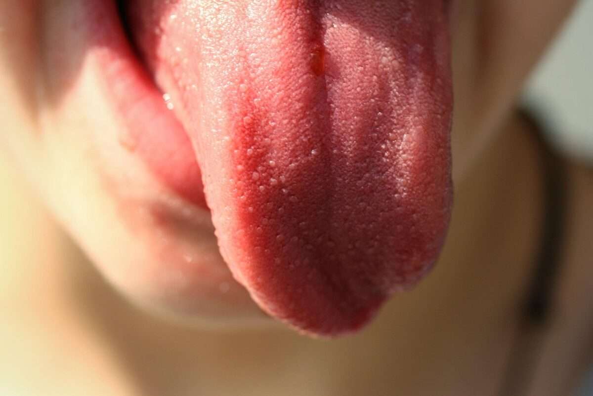 tongue up close