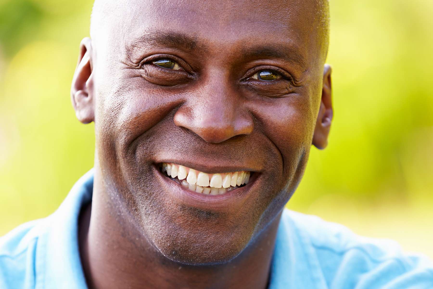 man smiling